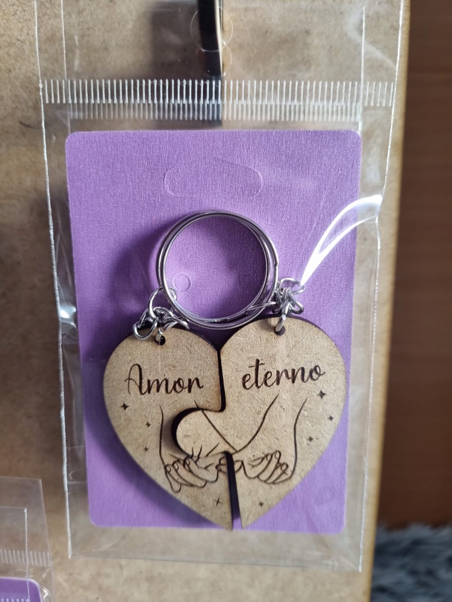 Llaveros para Parejas en Madera - 8