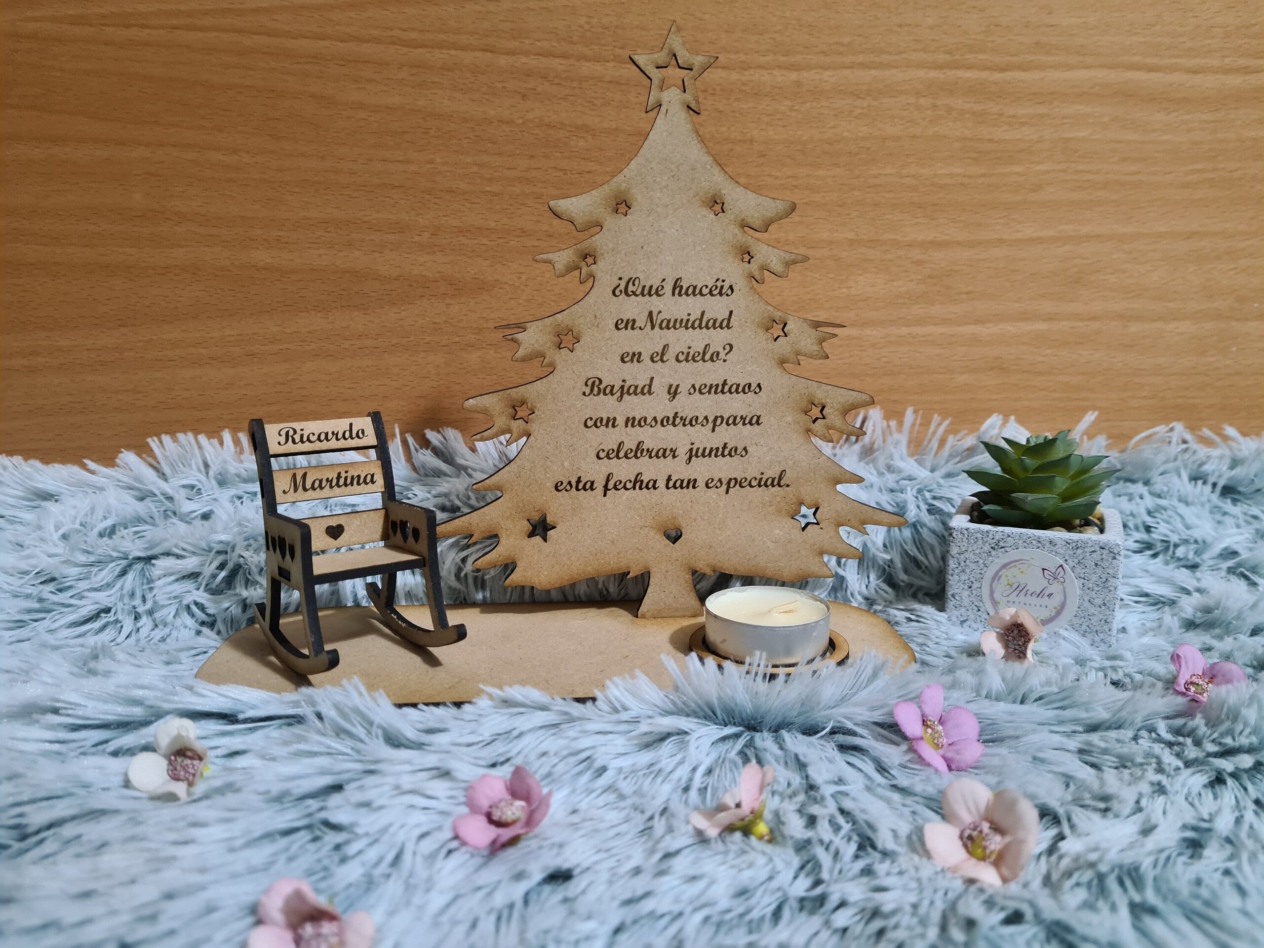 Árbol Memorial Personalizado con Silla - 4