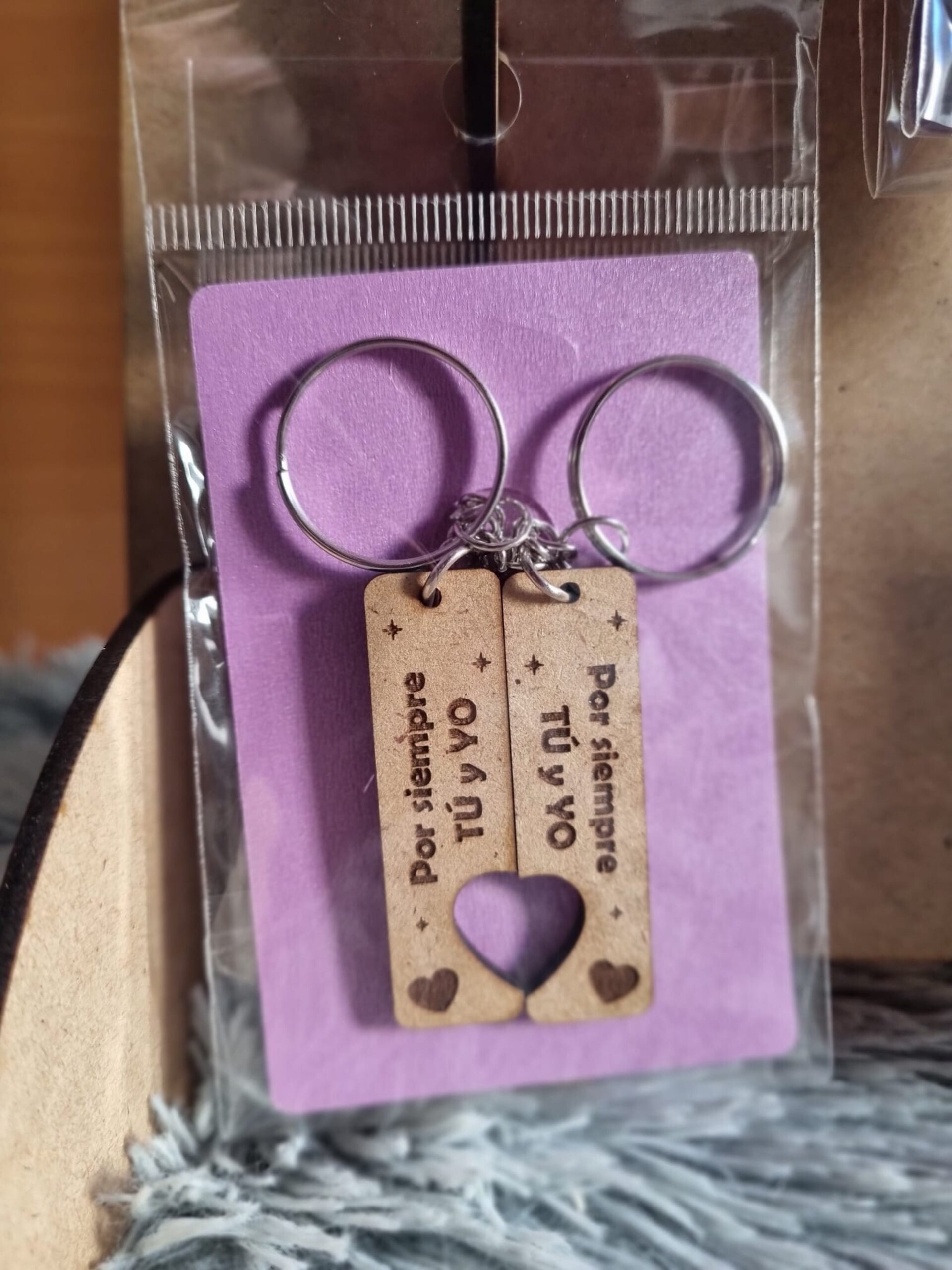 Llaveros para Parejas en Madera - 10