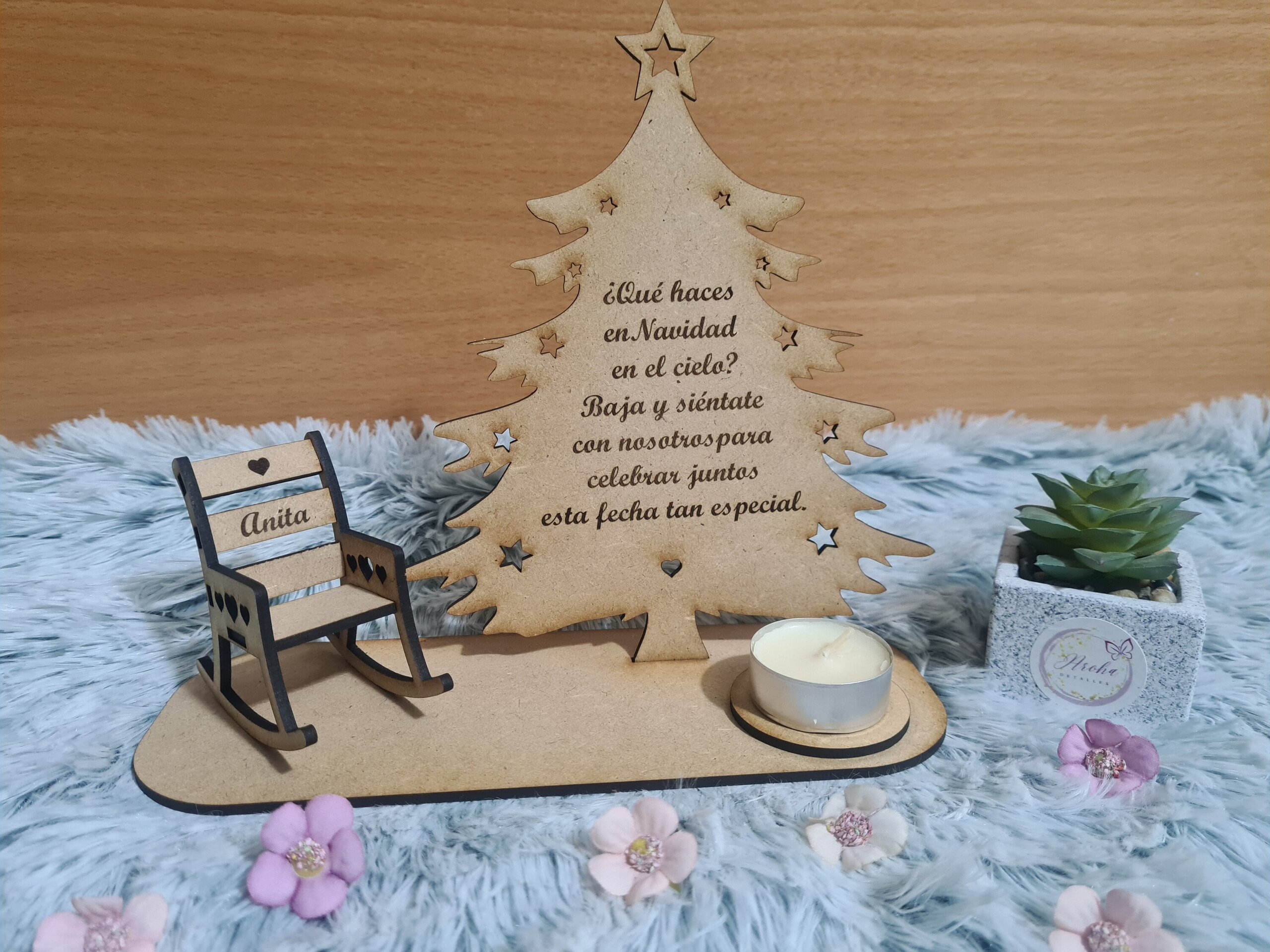 Árbol Memorial Personalizado con Silla - 3