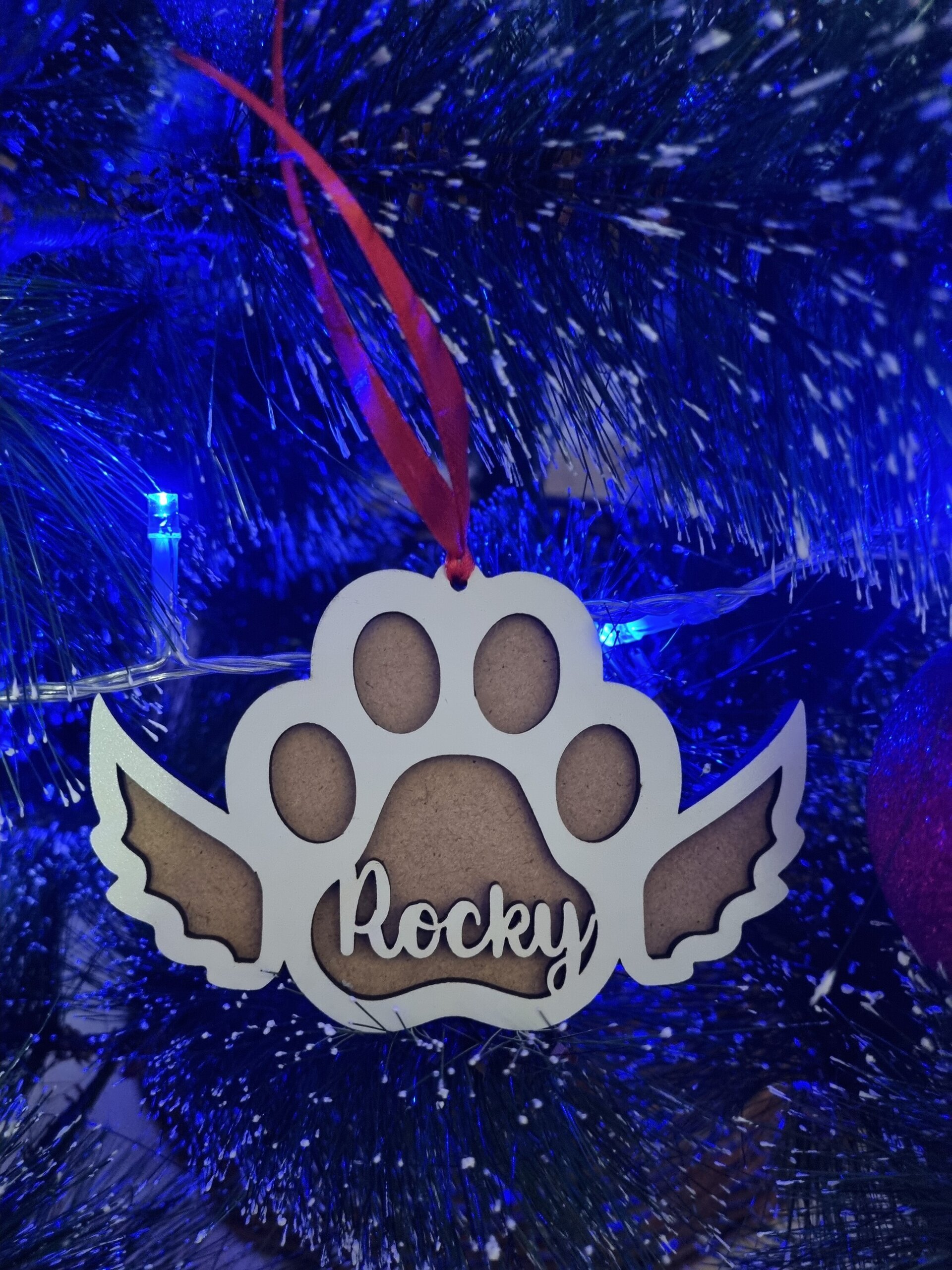 Esferas Personalizadas de Madera para Mascotas - 10
