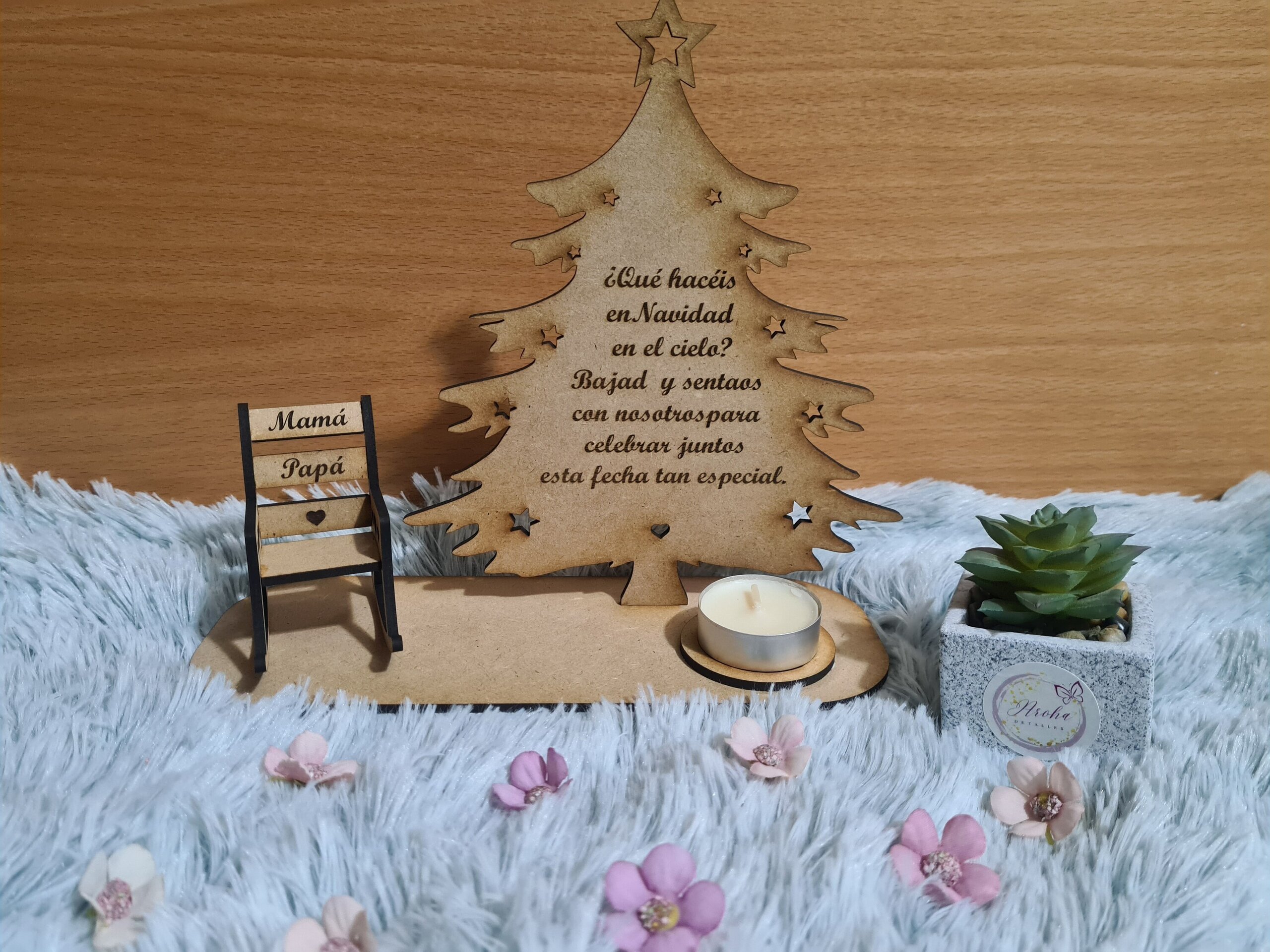 Árbol Memorial Personalizado con Silla - 2