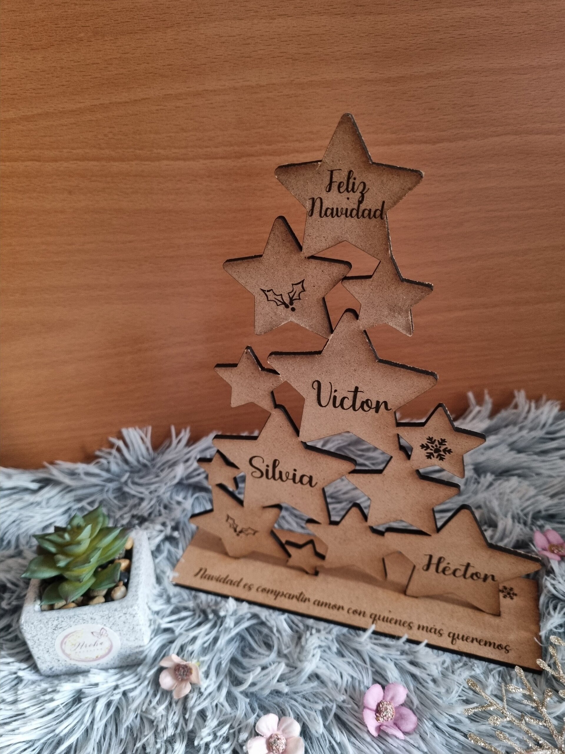 Árbol de Navidad con Estrellas - 3