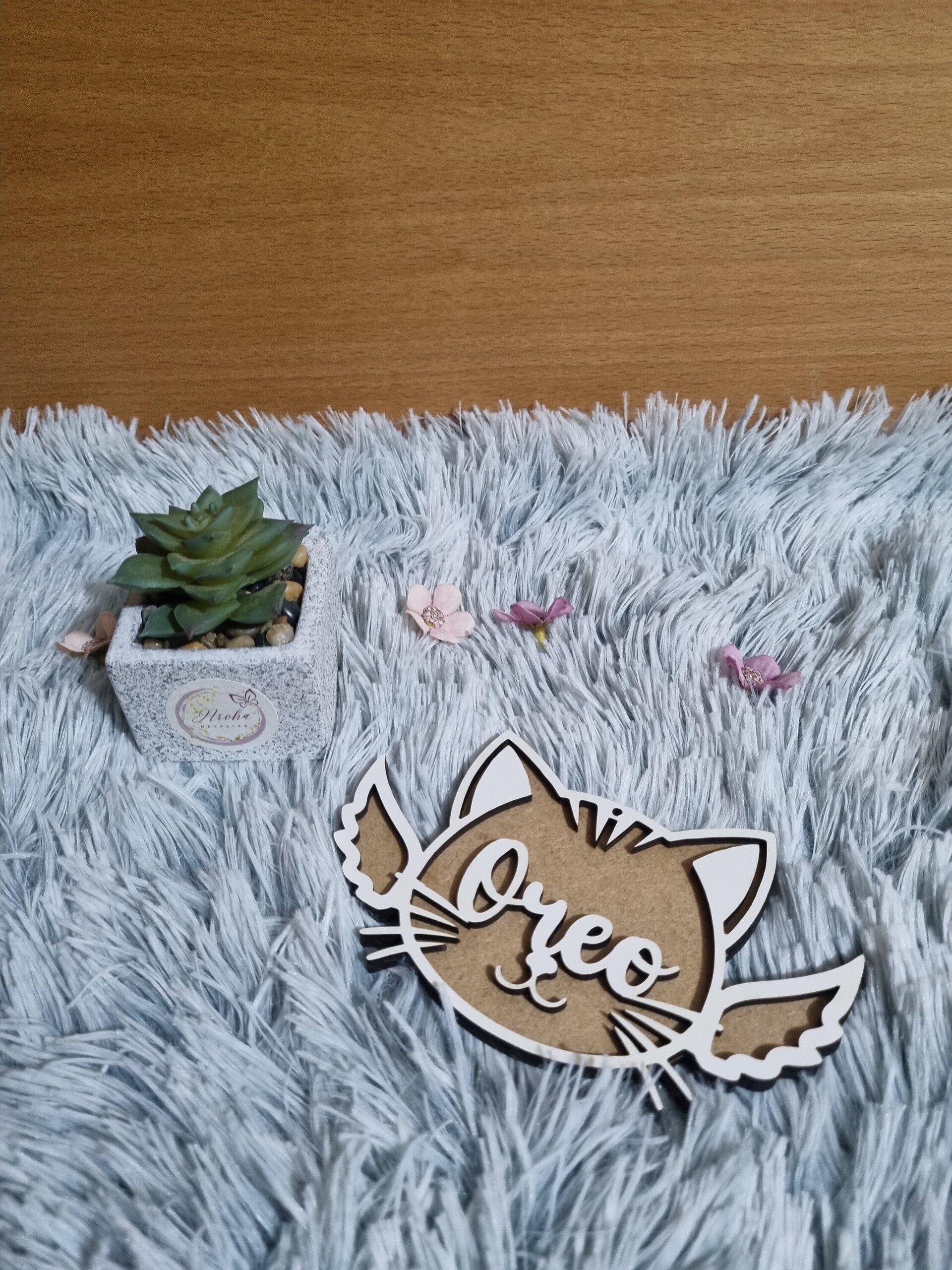 Esferas Personalizadas de Madera para Mascotas - 4