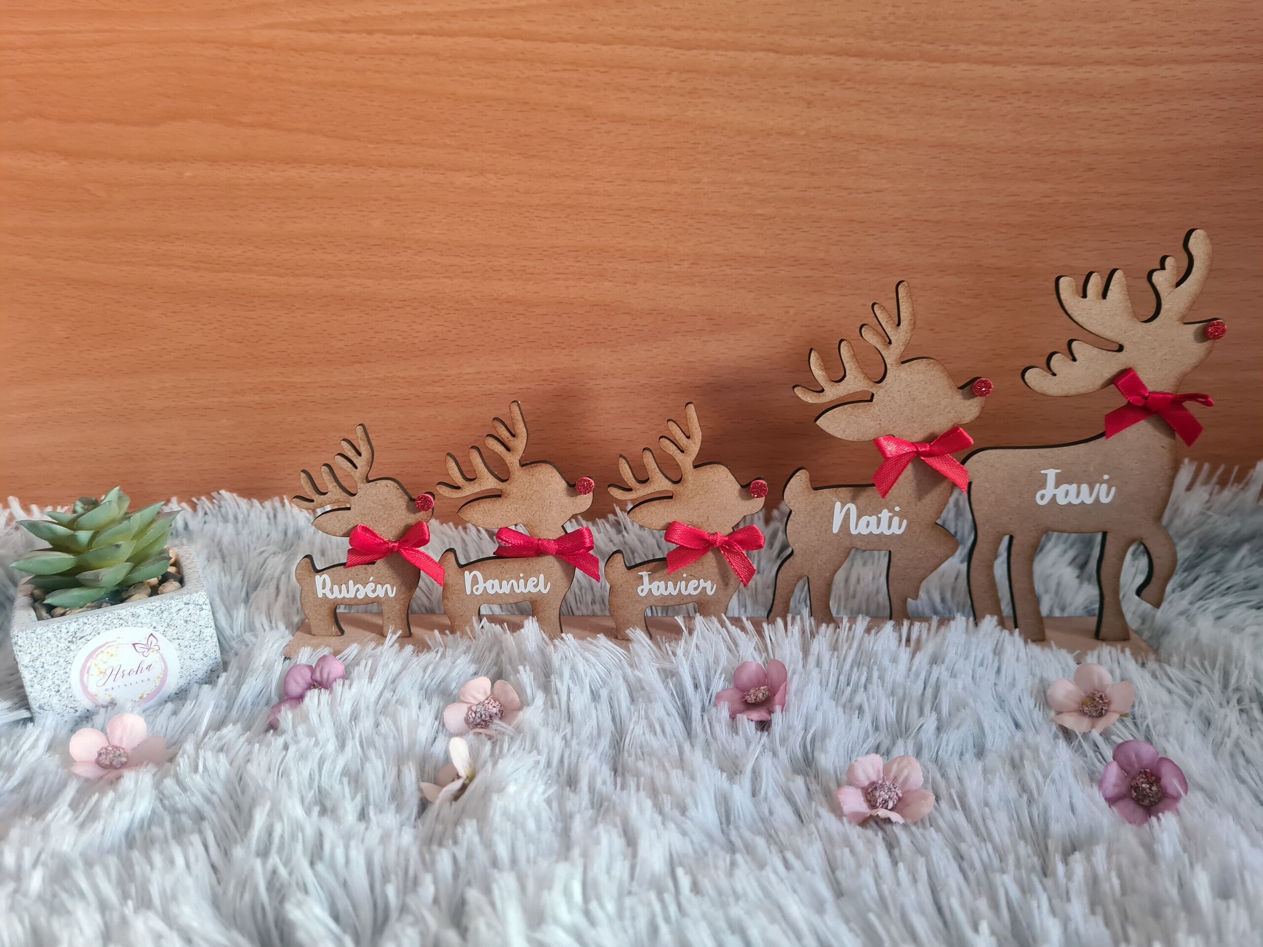Familia de renos personalizados - 3